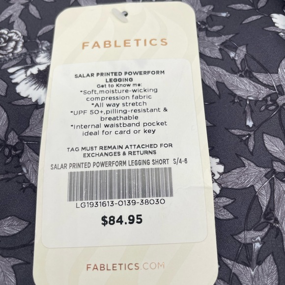 Fabletics High Waisted Printed Powerform  Size S - Picture 3 of 4